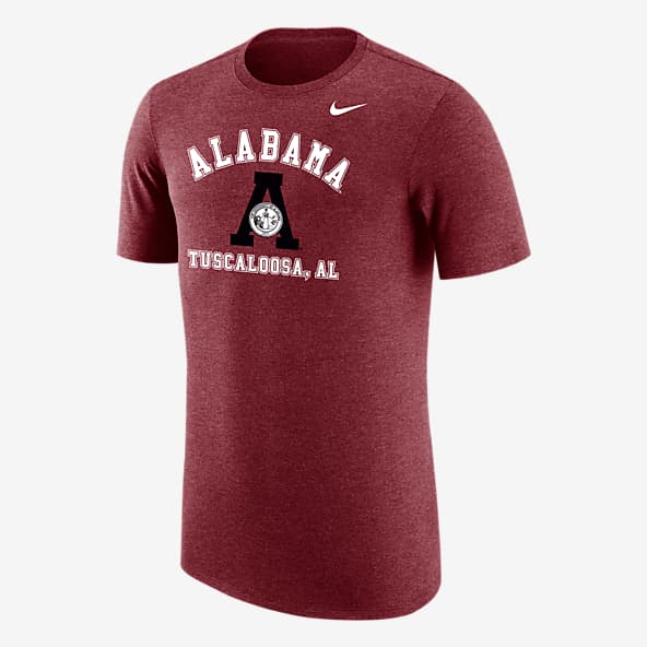 Alabama Crimson Tide Tops T Shirts. Nike